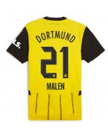 Borussia Dortmund Donyell Malen #21 Domácí Dres 2024-25 Krátký Rukáv